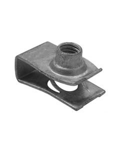 AUVECO 12666 Extruded U-Nut, M6 x 1 mm Screw, Zinc Organic