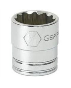 KDT80794 image(0) - GearWrench 1/2 Inch Drive 12 Point Standard SAE Socket 1-1/4 Inch