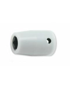KKN13400M-8FR image(0) - Ko-ken USA 13400M-8FR 3/8 Sq. Dr. Socket with Plastic Protector 8mm 6 point Length 33.3mm Turnable POM cover