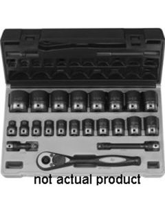 Grey Pneumatic 1/2" Drive x 3/8" Standard Duo-Socket - 6 Point