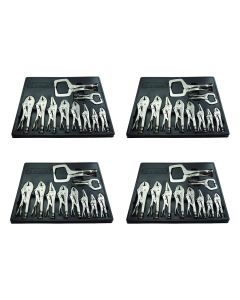 K Tool International Pliers Set 10 pc Locking 4-Pack