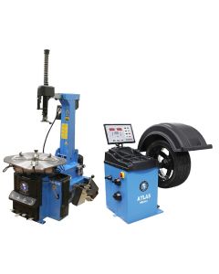 ATETCWB-COMBO3 image(0) - Atlas Automotive Equipment Atlas Equipment TC755 Rim Clamp Tire Changer + WB49-2 Wheel Balancer Combo Package (WILL CALL)