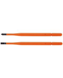 Klein Tools Screwdriver Blades, Insulated Single-End, 2-Pack