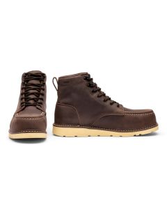 Redback Boots USA Blue Tongue Moc Toe Wedge 6-inch Lace Up (11US)