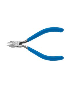 KLED2594C image(0) - Klein Tools Diagonal Cutting Pliers, Pointed Nose, Extra-Narrow Jaw, 4-Inch