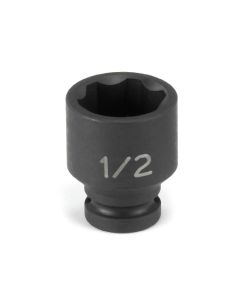 GRE916RS image(0) - Grey Pneumatic 1/4" Surface Drive x 1/2" Standard  Socket