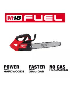 MLW2826-20T image(1) - Milwaukee Tool M18 FUEL 14" Top Handle Chainsaw (Tool-Only)