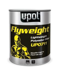 UPO0711 image(0) - U Pol Products FLYWEIGHT UP0711 Polyester Filler, 3 L Tin, White, Paste