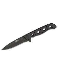 CRKM16-03KS image(1) - CRKT (Columbia River Knife) M16-03KS 12C27 Oxide Plain Blade Folding Knife with Frame Lock Stainless Steel Handle - Black