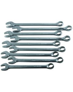 KTI41801 image(1) - K Tool International Wrench Set 9 Piece Combination Hi Polish Metric