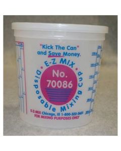 EZX70086 image(1) - E-Z Mix 2 1/2 QUART DISPOSABLE MIXING CUPS 25/BOX