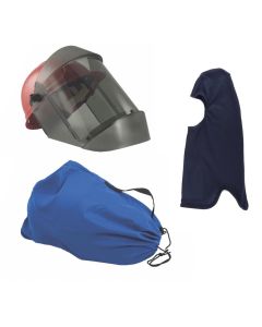 OBRTCG12KIT image(0) - Oberon Face Shield Kit - Arc Flash - 12 Cal TCG&trade; -Comes with hard cap, 12 calorie face shield, balaclava, and storage bag