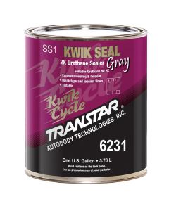 TRP6231 image(0) - Transtar Autobody Products 6231 - Kwik Seal 2K Urethane Sealer - 1 Gallon Can - Gray - 4:1:1 Mixing - 560 sq-ft/ Gallon at 1 mil Coverage