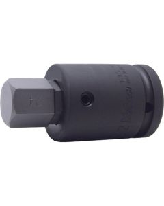 KKN16107-22-27 image(0) - Ko-ken USA 16107.22-27 3/4 Sq. Dr. Bit Socket 27mm Hex Length 88mm