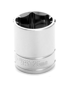 Wilmar Corp. / Performance Tool 1/2" Drive 26mm 6pt Socket