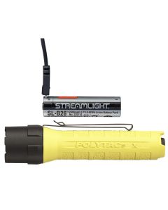 STL88614 image(0) - Streamlight 600 Lumen PolyTac X USB Flashlight - Includes SL-B26 battery pack - Box - Yellow