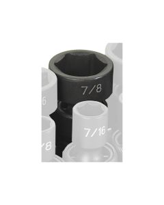 GRE1028U image(1) - Grey Pneumatic 3/8" Drive x 7/8" Standard Universal Socket