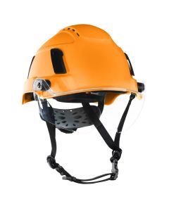 JCK22173 image(0) - Jackson Safety Safety Helmet - XS2-550V Series - Type 2 Plus - Vented - With Flip-Up Visor - Hi-Vis Orange