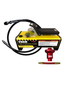 ESCO 1/2 Gallon Air/Hydraulic Pump - With Hydraulic Hose, Coupler, And Air Reducer