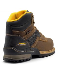 FSIA8700-10.5M image(1) - Avenger Work Boots A-MAX DOZER -  Men's High Top Boots - Composite - CT|EH|SR|WP  -  Brown - Size: 10.5 - D - (Regular)