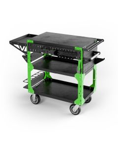 VYPX32-FLPKG-EXG image(0) - Vyper Industrial Fully Loaded X32 Series 1250lb Capacity Tool Cart - Extreme Green