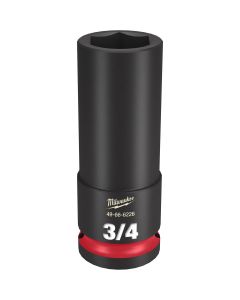 Milwaukee Tool SHOCKWAVE Impact Duty  1/2"Drive 3/4" Deep 6 Point Socket