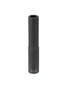 GRE2044XD image(1) - Grey Pneumatic 1/2" Drive x 1-3/8" Extra-Deep Socket