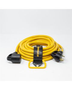 Firman Power Cord TT-30P to TT-30R 25ft Extension 10 AWG and Storage Strap