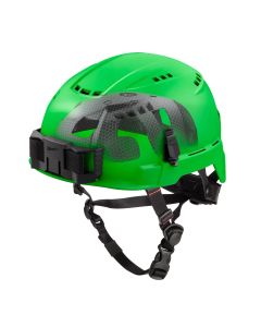 MLW48-73-1356 image(4) - Milwaukee Tool BOLT Green Vented Safety Helmet with IMPACT ARMOR Liner (USA) - Type 2, Class C