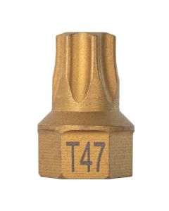 Mayhew T47 Torx&reg; Dual Drive Bit, 7/16" Drive