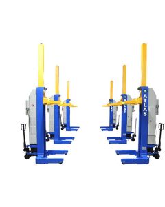 ATEML-6051BC image(0) - Atlas Automotive Equipment ALI Certified Battery Powered Mobile Column Lift System 111,000 lb. Capacity