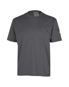 OBERON T-Shirt -100% FR/Arc-Rated 7 oz Cotton Interlock - Short Sleeves - Grey - Size: XL