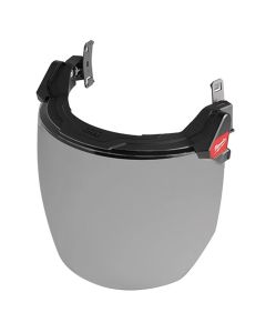 MLW48-73-1425 image(2) - Milwaukee Tool BOLT Full Face Shield - Gray Dual Coat Lens (Compatible with Milwaukee&reg; Safety Helmets & Hard Hats)