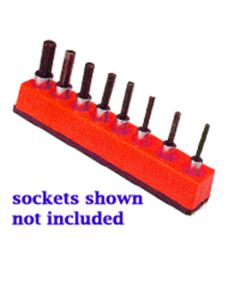 MTS387 image(2) - Mechanic's Time Savers SOC HOL 3/8U MAG R RED