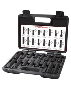 JSP78537 image(1) - J S Products (steelman) 16pc Locking Lug Master Key Set