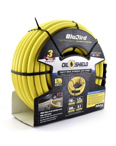 BLBOS12100 image(2) - BluBird OilShield Rubber Air Hose Assembly 1/2" x 100'