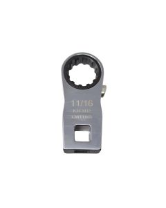 KTIXD2CW1116S image(0) - K Tool International Ratcheting Crowfoot Wrench 11/16 Inch 3/8 Inch Drive
