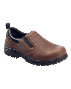 FSIA7108-8.5W image(0) - Avenger Foreman Series - Men's Low Top Slip-On Shoes - Composite Toe - IC|EH|SR - Brown/Black - Size: 8.5W
