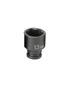 Grey Pneumatic 1/4" Surface Drive x 13mm Standard  Socket