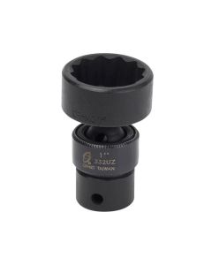 SUN332UZ image(0) - SUNEX 3/8" Dr. 1" 12 Point Universal Impact Socket