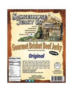 THS610079-544406 image(0) - Tender Heifer Snack Co. Original Brisket Beef Jerky - GLUTEN FREE - 3 oz