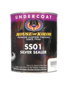 House Of Kolor SS01.Q01 Urethane Silver Sealer, 1 qt, Metallic, 6:1 Mixing