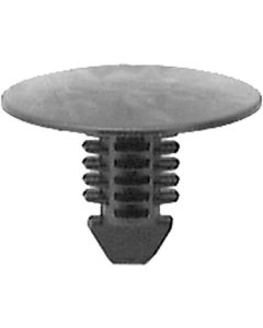 AVCAP11679 image(0) - AUVECO AP11679 Single Head Type 1 Mud Shield Retainer, 3/4 in Dia Bottom Head x 9/32 in Dia Stem, Nylon, Black
