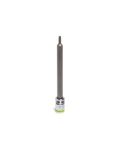 GETHAM2.5L image(0) - Grip Edge Tools 2.5mm 1/4" Dr Long RPT Hex bit socket