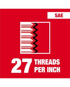 MLW49-57-5389 image(3) - Milwaukee Tool 1/8"-27 NPT 1-Inch Hex Threading Die