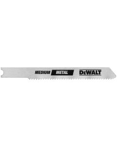 DEWALT 3-Inch 24Tpi Thin Metal Cut High Speed Steel U-Shank Jig Saw Blade (2-Pack)
