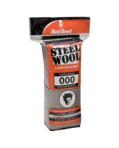 RDD0311 image(0) - Red Devil Inc 0311 Buff and Polish Abrasive Wool, #000, Extra Fine Grade, Steel