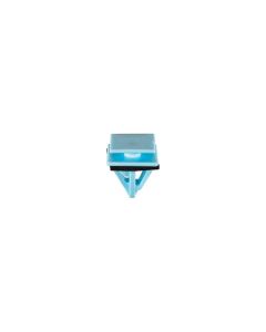 AUVECO 21321 Molding Clip, (16 x 18 mm Top x 18 x 20 mm Bottom) Head, Nylon, Blue