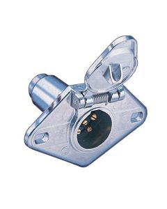 Hopkins Manufacturing 6-POLE ROUND CAR END (METAL)