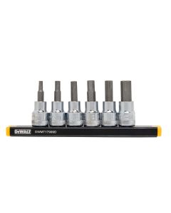 DWTDWMT17001 image(0) - DeWalt 3/8 inch Drive Metric Hex Bit Socket Set